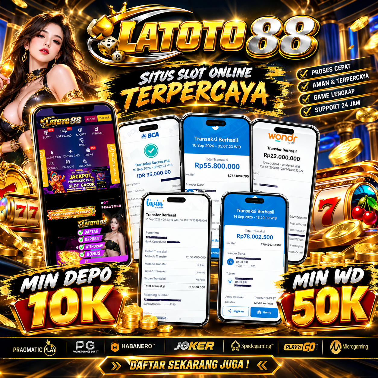 LATOTO88 : Link Resmi Situs Slot Gacor Hari Ini Jackpot Terbesar & Terpercaya